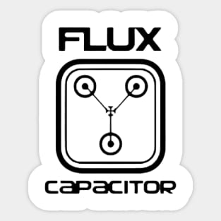 Back to the future flux capacitor Sticker